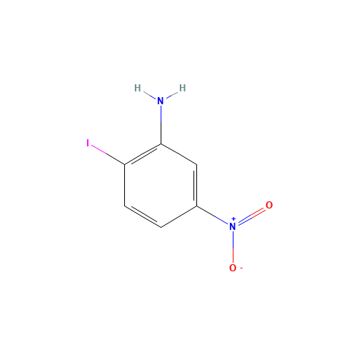 2-iodo-5-nitroaniline (CAS: 5459-50-7) - Chemical Structure and Molecular Formula 