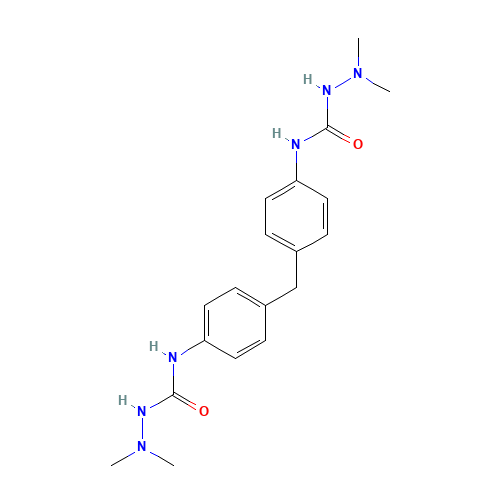 1-(dimethylamino)-3-[4-[[4-(dimethylaminocarbamoylamino)phenyl]methyl]phenyl]urea (CAS: 85095-61-0) - Related Chemical Product