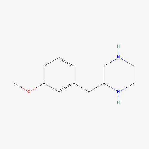 2-[(3-methoxyphenyl)methyl]piperazine (CAS: 218594-59-3) - Chemical Structure and Molecular Formula 