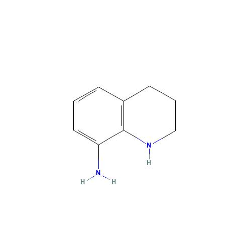 1,2,3,4-tetrahydroquinolin-8-amine (CAS: 54012-92-9) - Chemical Structure and Molecular Formula 