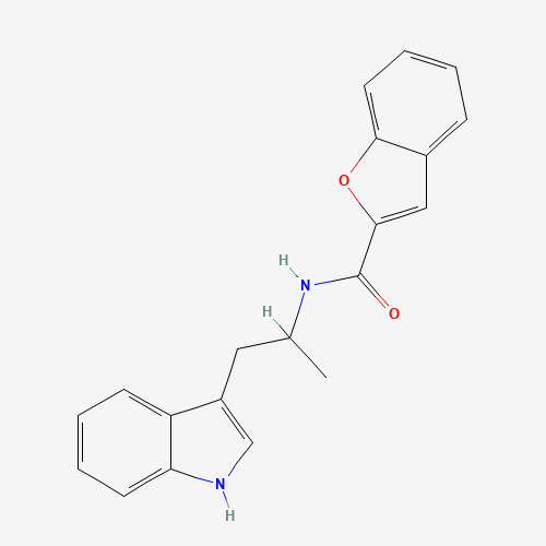N-[1-(1H-indol-3-yl)propan-2-yl]-1-benzofuran-2-carboxamide (CAS: 920455-12-5) - Related Chemical Product