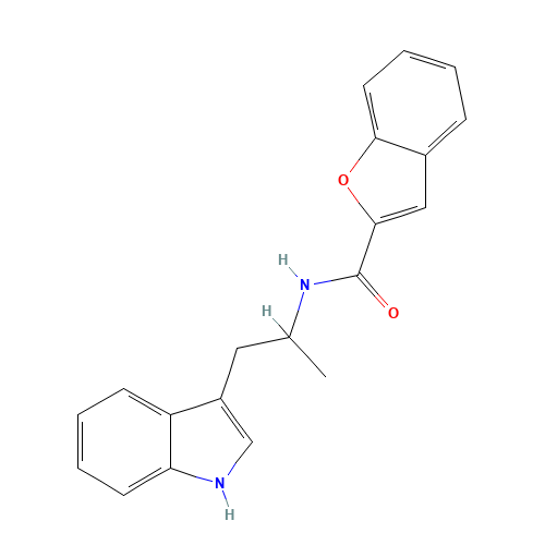 N-[1-(1H-indol-3-yl)propan-2-yl]-1-benzofuran-2-carboxamide (CAS: 920455-12-5) - Related Chemical Product