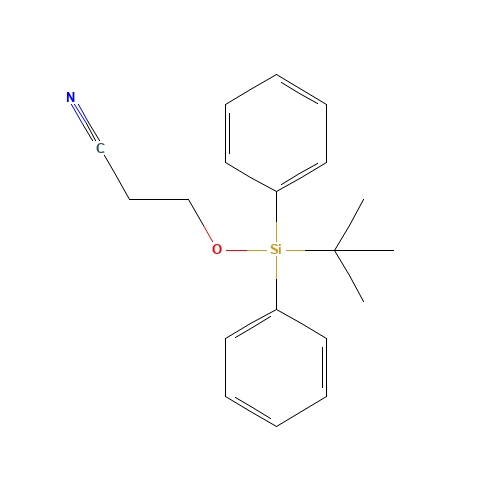 3-[tert-butyl(diphenyl)silyl]oxypropanenitrile (CAS: 129601-00-9) - Related Chemical Product