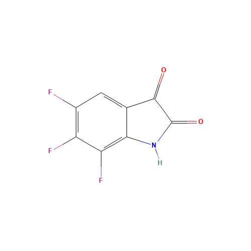 5,6,7-trifluoro-1H-indole-2,3-dione (CAS: 107583-37-9) - Related Chemical Product