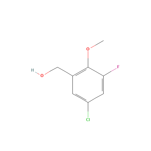 (5-chloro-3-fluoro-2-methoxyphenyl)methanol (CAS: 1444384-85-3) - Related Chemical Product