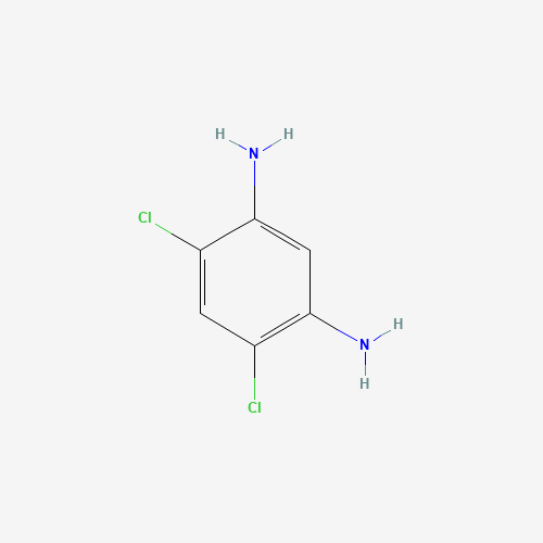 4,6-dichlorobenzene-1,3-diamine (CAS: 20248-64-0) - Chemical Structure and Molecular Formula 