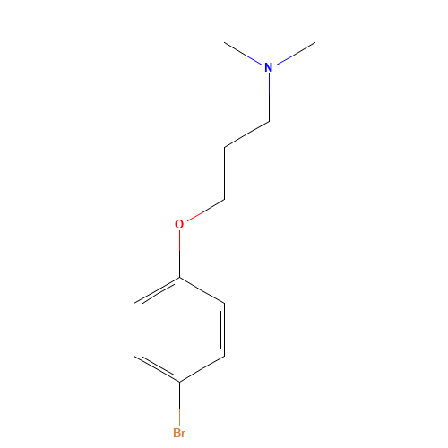 3-(4-bromophenoxy)-N,N-dimethylpropan-1-amine (CAS: 76579-64-1) - Related Chemical Product