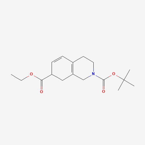 2-O-tert-butyl 7-O-ethyl 3,4,7,8-tetrahydro-1H-isoquinoline-2,7-dicarboxylate (CAS: 1203600-31-0) - Related Chemical Product