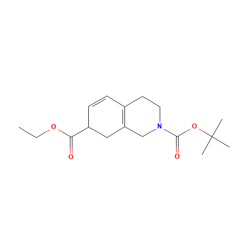 2-O-tert-butyl 7-O-ethyl 3,4,7,8-tetrahydro-1H-isoquinoline-2,7-dicarboxylate (CAS: 1203600-31-0) - Related Chemical Product