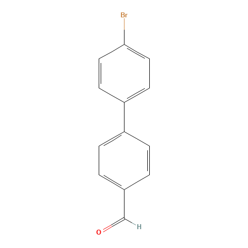 4-(4-bromophenyl)benzaldehyde (CAS: 50670-58-1) - Chemical Structure and Molecular Formula 