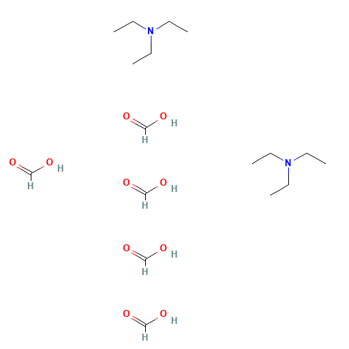 N,N-diethylethanamine;formic acid (CAS: 15077-13-1) - Chemical Structure and Molecular Formula 