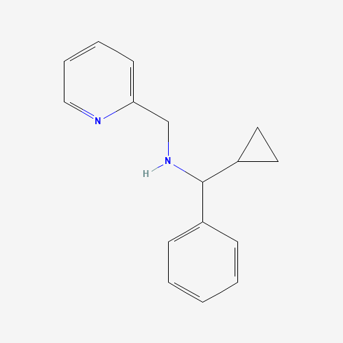 1-cyclopropyl-1-phenyl-N-(pyridin-2-ylmethyl)methanamine (CAS: 1152670-71-7) - Related Chemical Product