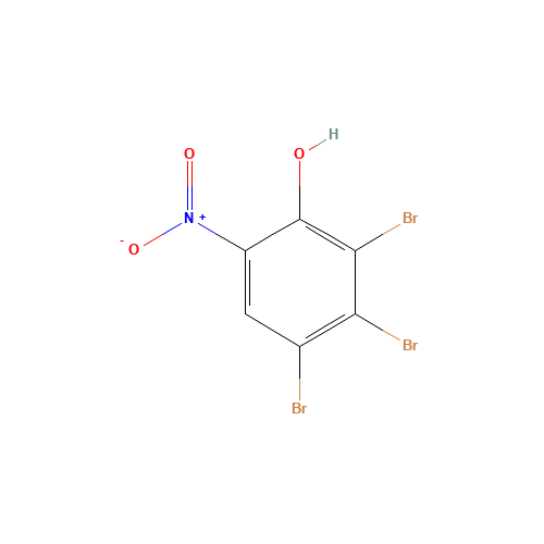 2,3,4-tribromo-6-nitrophenol (CAS: 858832-42-5) - Chemical Structure and Molecular Formula 