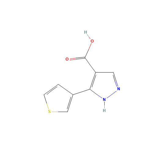 5-thiophen-3-yl-1H-pyrazole-4-carboxylic acid (CAS: 1249642-34-9) - Related Chemical Product