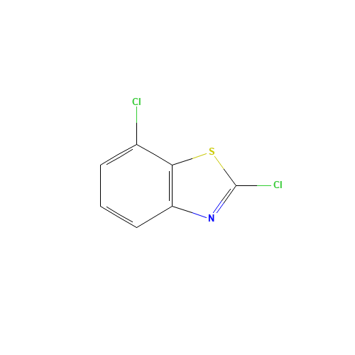 2,7-dichloro-1,3-benzothiazole (CAS: 2942-23-6) - Chemical Structure and Molecular Formula 