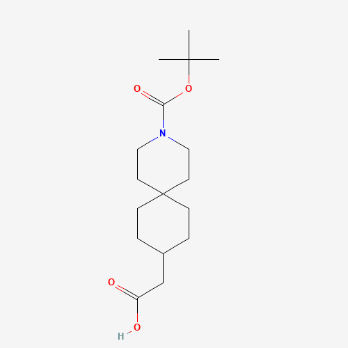 2-[3-[(2-methylpropan-2-yl)oxycarbonyl]-3-azaspiro[5.5]undecan-9-yl]acetic acid (CAS: 952480-32-9) - Related Chemical Product