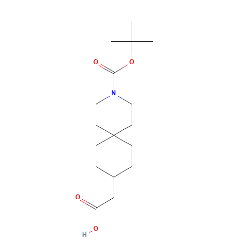 2-[3-[(2-methylpropan-2-yl)oxycarbonyl]-3-azaspiro[5.5]undecan-9-yl]acetic acid (CAS: 952480-32-9) - Related Chemical Product