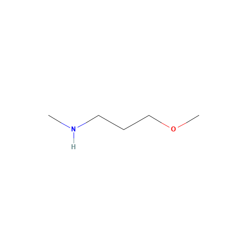 3-methoxy-N-methylpropan-1-amine (CAS: 55612-03-8) - Chemical Structure and Molecular Formula 