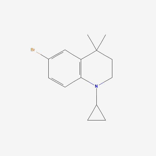6-bromo-1-cyclopropyl-4,4-dimethyl-2,3-dihydroquinoline (CAS: 345964-68-3) - Related Chemical Product