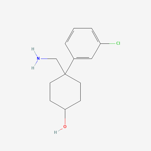 4-(aminomethyl)-4-(3-chlorophenyl)cyclohexan-1-ol (CAS: 887978-40-7) - Related Chemical Product