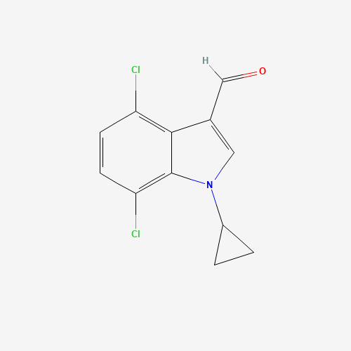 4,7-dichloro-1-cyclopropylindole-3-carbaldehyde (CAS: 1350761-12-4) - Related Chemical Product