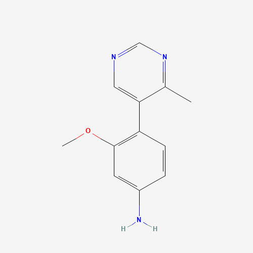 3-methoxy-4-(4-methylpyrimidin-5-yl)aniline (CAS: 1357094-80-4) - Related Chemical Product