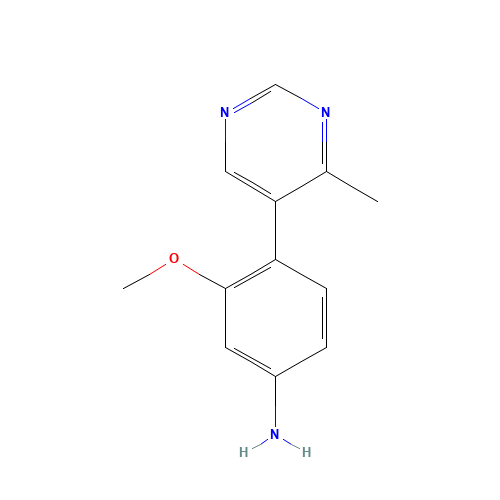 3-methoxy-4-(4-methylpyrimidin-5-yl)aniline (CAS: 1357094-80-4) - Related Chemical Product