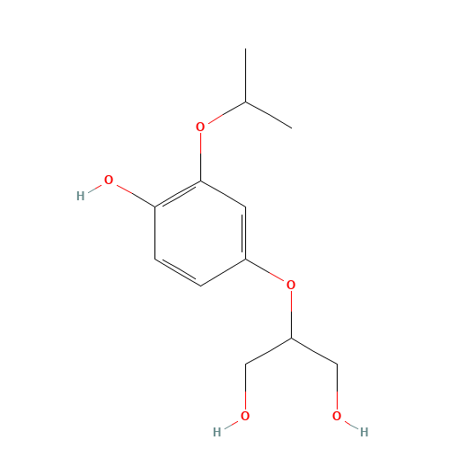 2-(4-hydroxy-3-propan-2-yloxyphenoxy)propane-1,3-diol (CAS: 1308653-02-2) - Related Chemical Product