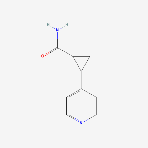 2-pyridin-4-ylcyclopropane-1-carboxamide (CAS: 484654-51-5) - Related Chemical Product