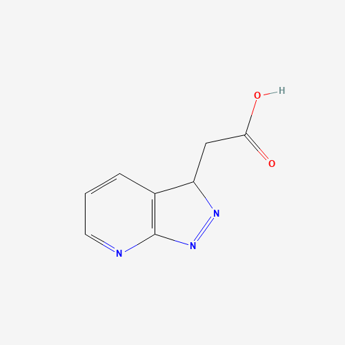 2-(3H-pyrazolo[3,4-b]pyridin-3-yl)acetic acid (CAS: 1034709-20-0) - Related Chemical Product