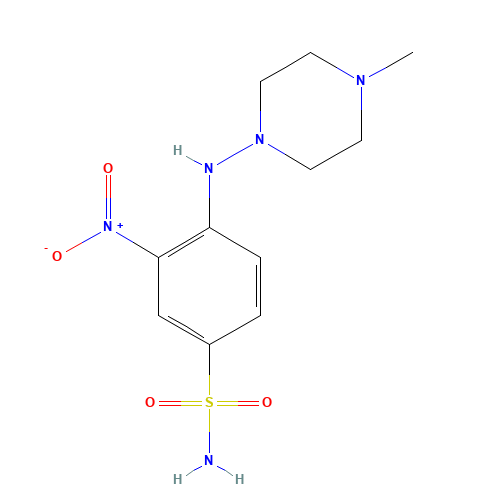 4-[(4-methylpiperazin-1-yl)amino]-3-nitrobenzenesulfonamide (CAS: 610261-17-1) - Related Chemical Product