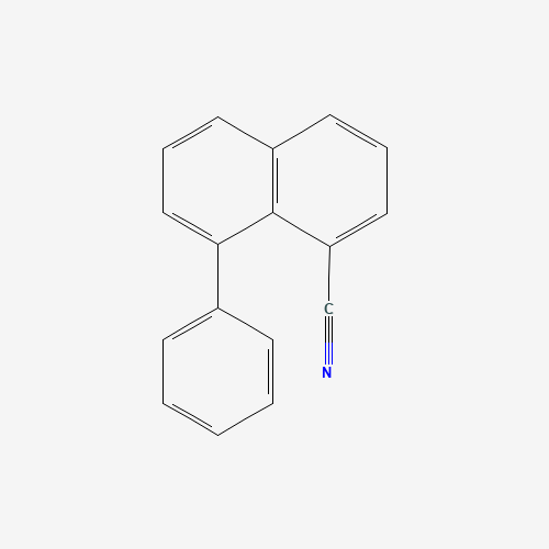 8-phenylnaphthalene-1-carbonitrile (CAS: 1071039-54-7) - Chemical Structure and Molecular Formula 