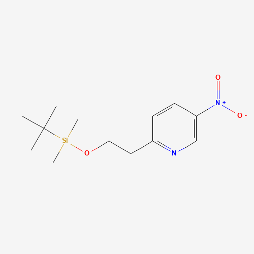 tert-butyl-dimethyl-[2-(5-nitropyridin-2-yl)ethoxy]silane (CAS: 1419602-88-2) - Related Chemical Product