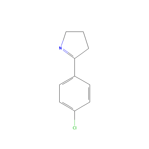 5-(4-chlorophenyl)-3,4-dihydro-2H-pyrrole (CAS: 22217-78-3) - Related Chemical Product