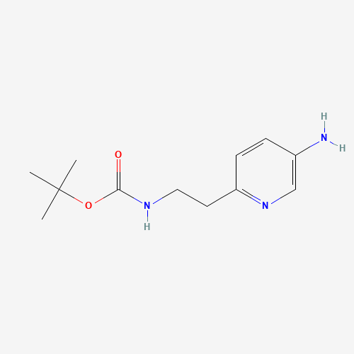 tert-butyl N-[2-(5-aminopyridin-2-yl)ethyl]carbamate (CAS: 1211529-80-4) - Related Chemical Product