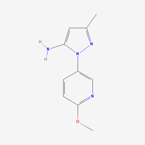 2-(6-methoxypyridin-3-yl)-5-methylpyrazol-3-amine (CAS: 1417332-64-9) - Related Chemical Product