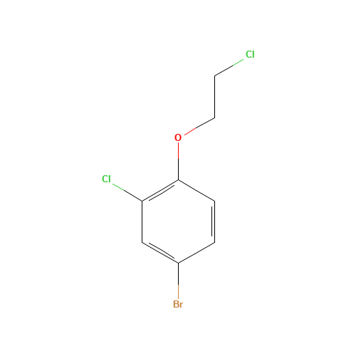 4-bromo-2-chloro-1-(2-chloroethoxy)benzene (CAS: 869569-66-4) - Related Chemical Product