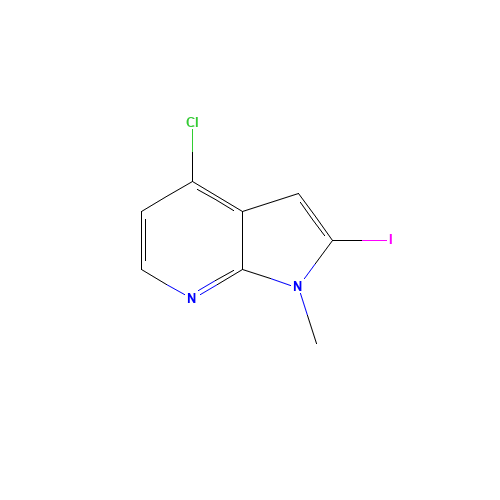 4-chloro-2-iodo-1-methylpyrrolo[2,3-b]pyridine (CAS: 1312581-09-1) - Related Chemical Product