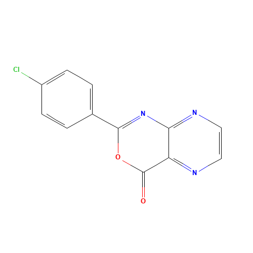 2-(4-chlorophenyl)pyrazino[2,3-d][1,3]oxazin-4-one (CAS: 155513-80-7) - Related Chemical Product