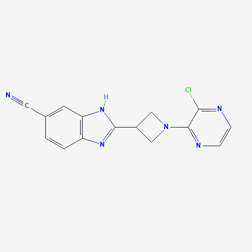 2-[1-(3-chloropyrazin-2-yl)azetidin-3-yl]-3H-benzimidazole-5-carbonitrile (CAS: 1350355-92-8) - Related Chemical Product