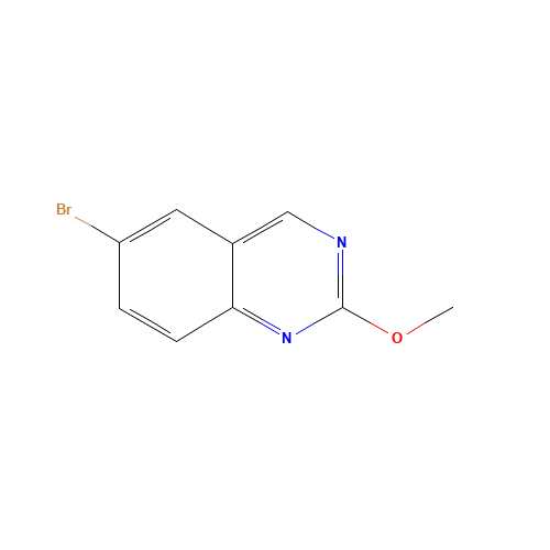 6-bromo-2-methoxyquinazoline (CAS: 1260785-32-7) - Chemical Structure and Molecular Formula 