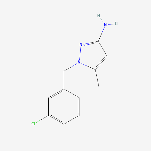 1-[(3-chlorophenyl)methyl]-5-methylpyrazol-3-amine (CAS: 1004643-48-4) - Related Chemical Product