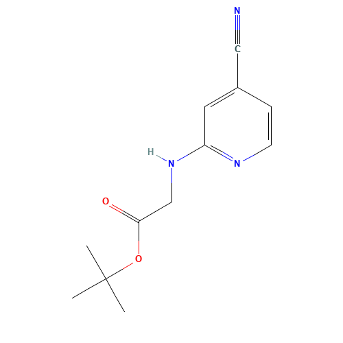 tert-butyl 2-[(4-cyanopyridin-2-yl)amino]acetate (CAS: 1243559-43-4) - Related Chemical Product