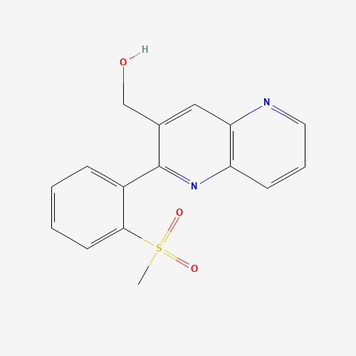 [2-(2-methylsulfonylphenyl)-1,5-naphthyridin-3-yl]methanol (CAS: 1312605-99-4) - Related Chemical Product