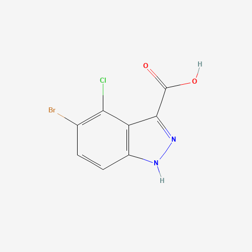 5-bromo-4-chloro-1H-indazole-3-carboxylic acid (CAS: 10502-50-8) - Related Chemical Product