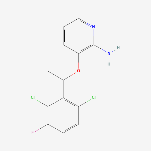 3-[1-(2,6-dichloro-3-fluorophenyl)ethoxy]pyridin-2-amine (CAS: 756520-67-9) - Related Chemical Product