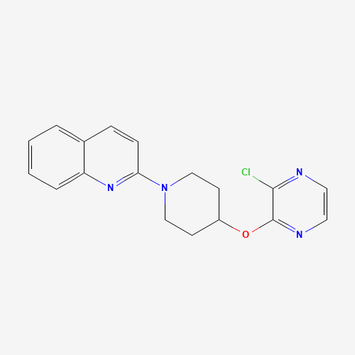 2-[4-(3-chloropyrazin-2-yl)oxypiperidin-1-yl]quinoline (CAS: 1350607-44-1) - Related Chemical Product