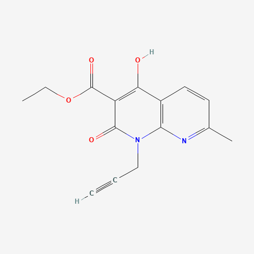 ethyl 4-hydroxy-7-methyl-2-oxo-1-prop-2-ynyl-1,8-naphthyridine-3-carboxylate (CAS: 1253791-04-6) - Related Chemical Product