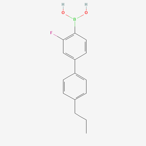 [2-fluoro-4-(4-propylphenyl)phenyl]boronic acid (CAS: 909709-42-8) - Related Chemical Product