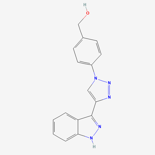 [4-[4-(1H-indazol-3-yl)triazol-1-yl]phenyl]methanol (CAS: 1383704-42-4) - Related Chemical Product